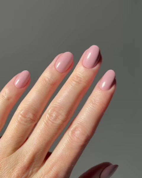 Valentine Crush Short Round Soft Gel Press Ons - Switzerland