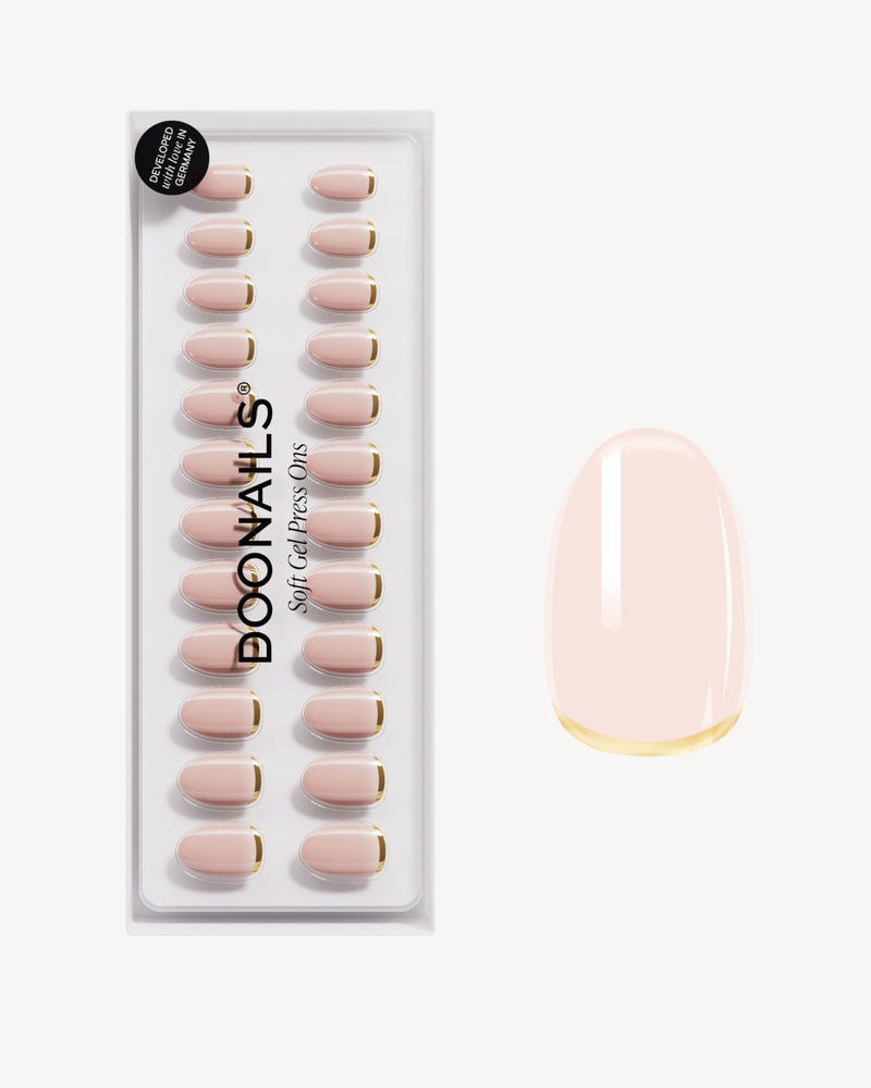 Popcorn Short Round Soft Gel Press Ons - Doonails Switzerland