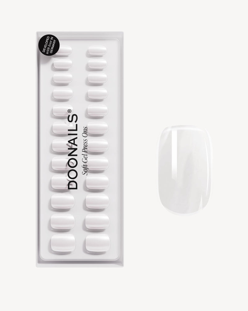 Marry Me Short Square Soft Gel Press Ons - Doonails Switzerland